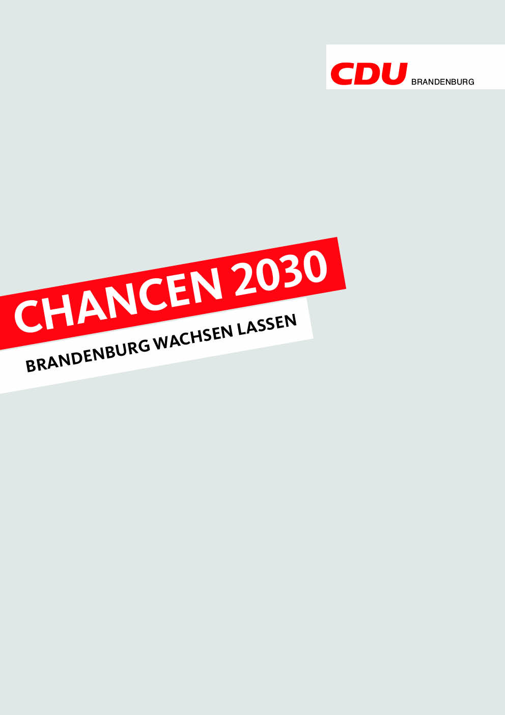 Chancen 2030 - Brandenburg wachsen lassen